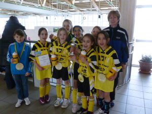 Fußballmannschaft Grundschule Mädchen